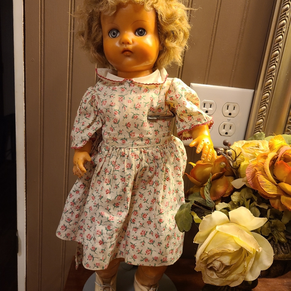 VTG Vintage Horsemen Collectible Doll and Dress and Stand